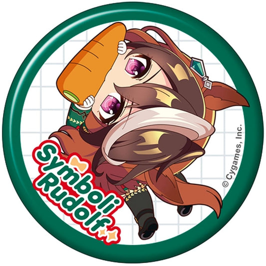Symboli Rudolf Character Badge - Umamusume Pretty Derby Capriccio Character Badge Collection Vol.3 (Movic) - 5.7cm Metal Pin