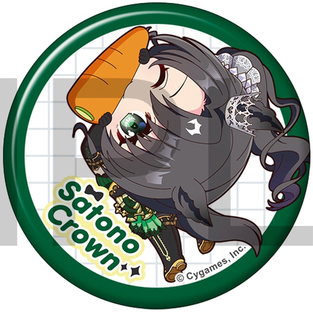 Satono Crown Character Badge (Capricco) Vol.3 - Movic 5.7cm Official Umamusume Pretty Derby Pin