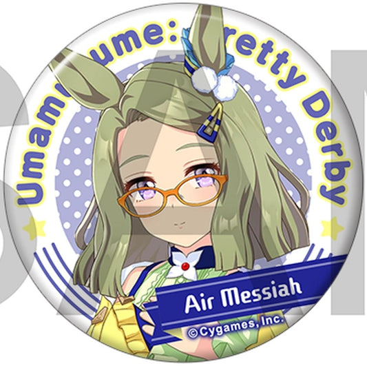Air Messiah Character Badge - Umamusume Pretty Derby Character Badge Collection Vol.11 (Movic) 5.6cm Metal/PET Film - Pre-owned