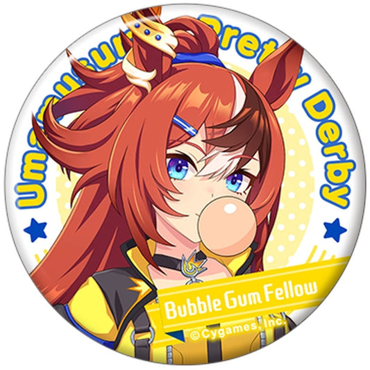 Bubble Gum Fellow Character Badge - Umamusume Pretty Derby Charabadge Collection Vol.11 (Movic, 5.6cm) - Pre-owned