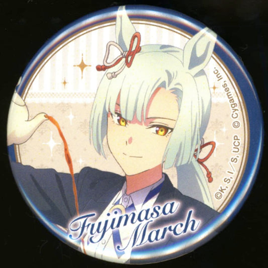 Fujimasa March Character Button Badge - Umamusume: Cinderella Gray Caravan Badge Collection “Welcome to the Sacred Hoof Festival! Tracen Academy Maid Café” - Movic - 5.7cm