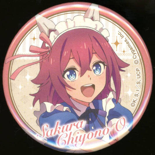 Sakura Chiyono O Character Badge (5.7 cm) - Umamusume: Cinderella Gray Caravan Badge Collection "Welcome to the Holy Hoof Festival! Tracen Academy Maid Cafe" - Movic - Pre-owned