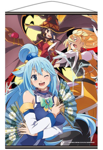 Aqua, Darkness & Megumin B2 Tapestry - KonoSuba 2