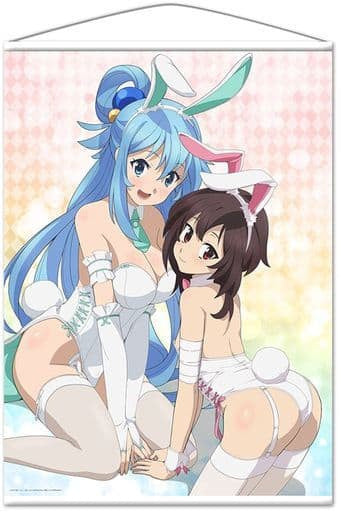Aqua & Megumin (Bunny) B1 Tapestry - KonoSuba Movie