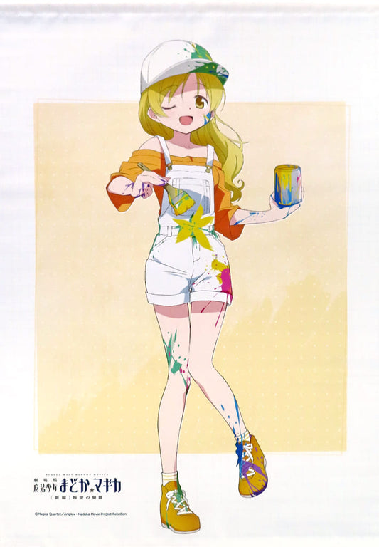 Mami Tomoe B2 Tapestry Paint Play ver. - Puella Magi Madoka Magica Movie Animega × Sofmap Fair - Pre-owned