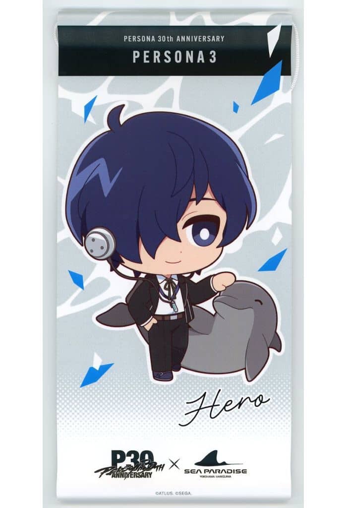 Persona 3 Male Protagonist Mini Tapestry | Persona 30th x Sea Paradise