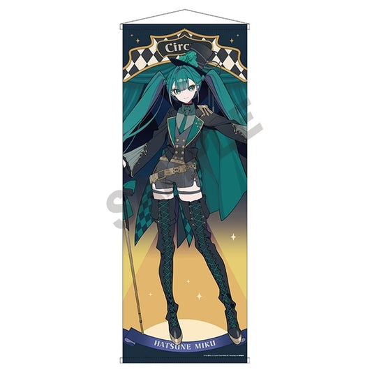 Hatsune Miku Life-Size Tapestry Black Circus POP UP SHOP Enjoy Osaka 2024 Crux