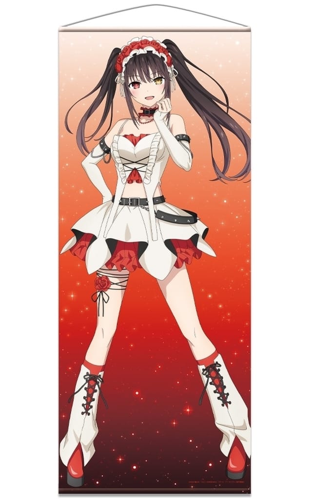 Kurumi Tokisaki Almost Life-Size Tapestry Gothic Punk White Ver.