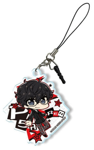 Ren Amamiya Chibi Acrylic Earphone Jack Accessory
