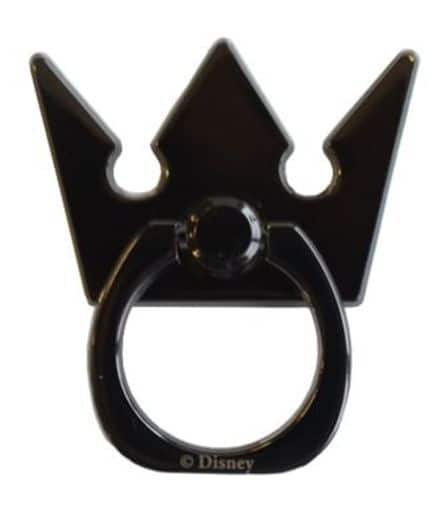 Kingdom Hearts Crown Black Smartphone Ring Other Item by Square Enix, Pre-Owned
