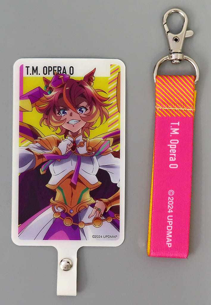 T.M. Opera O Phone Tab & Strap Set - Umamusume Pretty Derby – Beginning of a New Era (Movic, Approx. 6×9.5cm) - Used