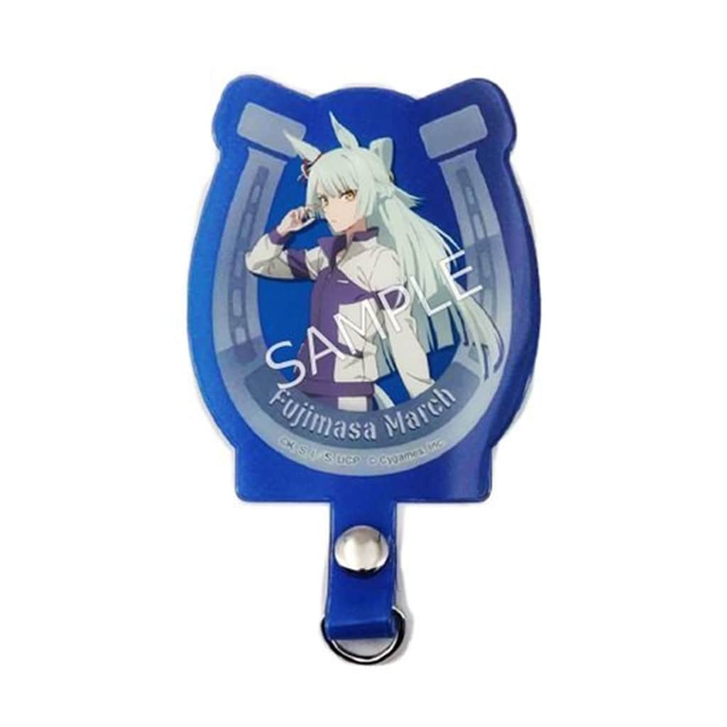 Fujimasa March Phone Tab (PVC + Metal) - Umamusume: Cinderella Gray Mobile Gadget 85mm x 53mm (Pre-owned, Brand: Tapioca)