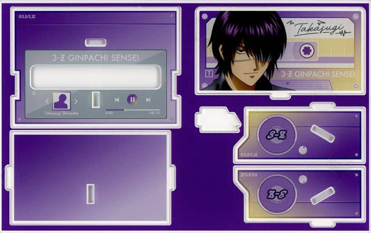 Shinsuke Takasugi Acrylic Speaker - Gintama / 3-Z Ginpachi Sensei Loppi & HMV Limited Edition (Legs) Pre-owned Approx. 150 x 240 mm