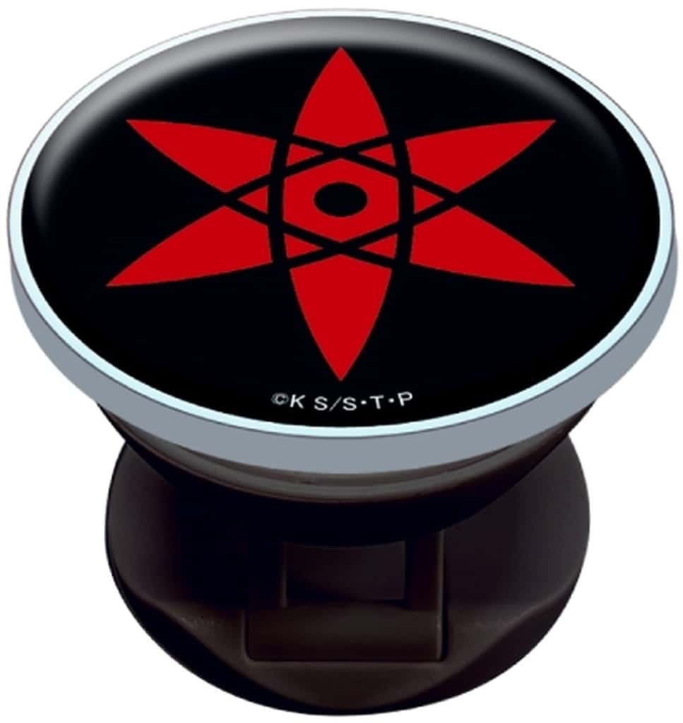Sasuke Uchiha Mangekyo Sharingan Acrylic Smartphone Grip - Naruto Shippuden - Shimizu Sangyo - Approx. 50 mm (Pre-owned)