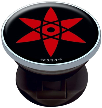 Sasuke Uchiha Mangekyo Sharingan Acrylic Smartphone Grip - Naruto Shippuden - Shimizu Sangyo - Approx. 50 mm (Pre-owned)