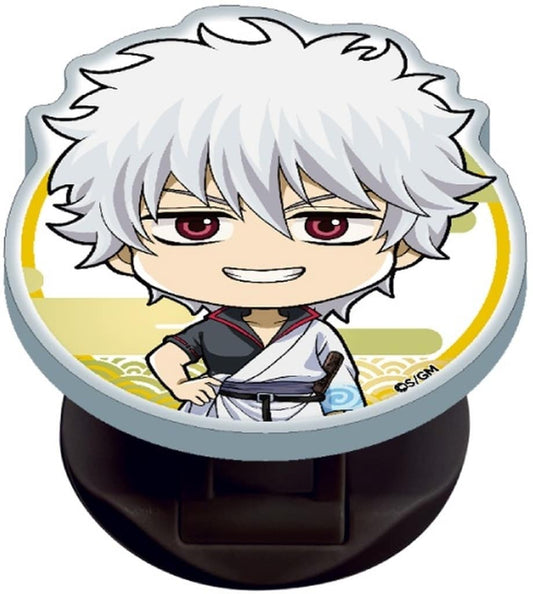 Gintoki Sakata Acrylic Smartphone Grip - Gintama: The Final Chapter - Yoshiwara Great Fire (Pre-owned, Shimizu Sangyo)