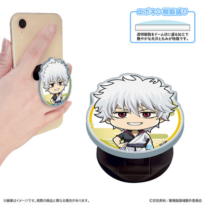 Gintoki Sakata Acrylic Smartphone Grip - Gintama: The Final Chapter - Yoshiwara Great Fire (Pre-owned, Shimizu Sangyo)