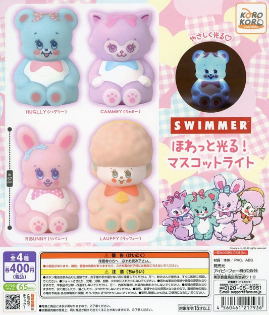 SWIMMER Softly Glowing! Mascot Light Gacha Display Card