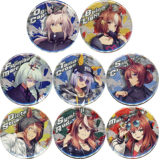 Umamusume: Cinderella Gray Trading Can Badge Full Set (8 pcs) - Happinet - 56mm Used Complete Set