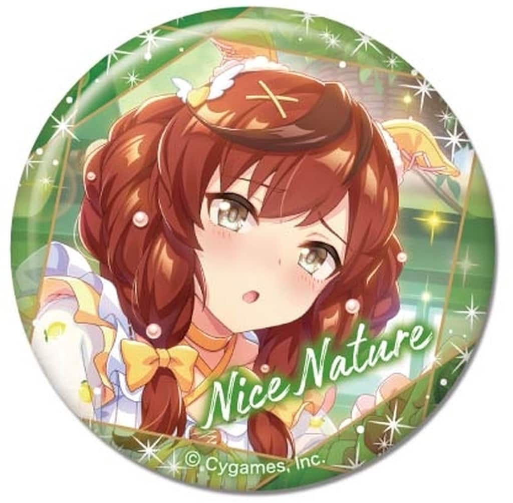 Nice Nature CAN Badge - Umamusume Pretty Derby Vol.6 B BOX - 56mm Hasepro / Bandai (Pre-owned)