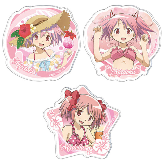 Madoka Kaname Acrylic Badge Set - Puella Magi Madoka Magica - Movic - Approx. 6 x 6 cm (Pre-owned)