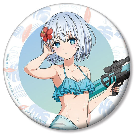 Origami Tobiichi Date A Vacation Ver. Approx. 10 cm Can Badge