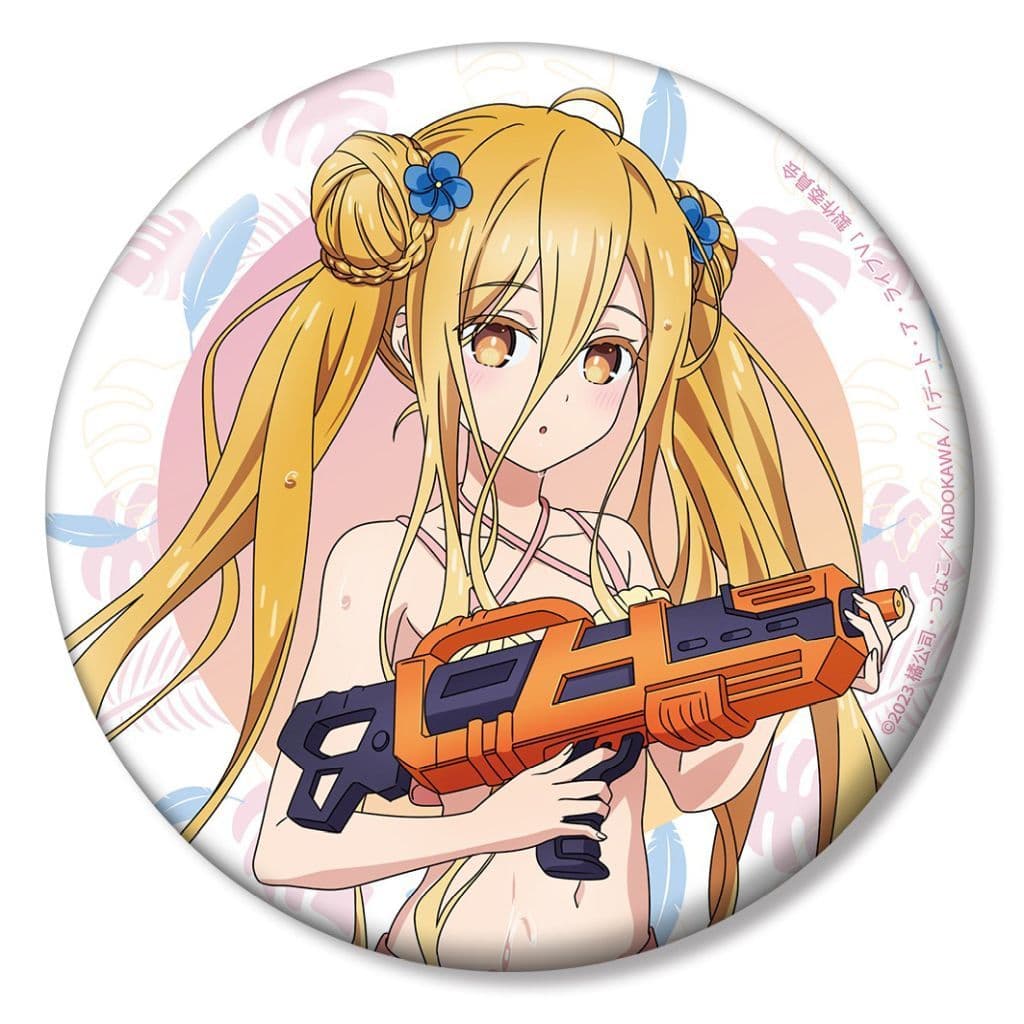 Mukuro Hoshimiya Date A Vacation Ver. Approx. 10 cm Badge