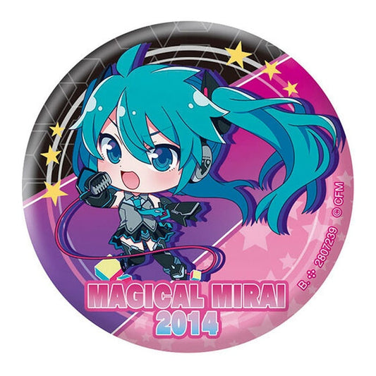 Hatsune Miku (Magical Mirai 2014 ver.) Can Badge Pin - C Prize, Magical Mirai 2025 Event Exclusive (Bandai, ~6cm)