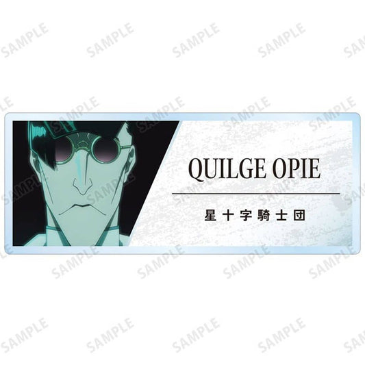 Quilge Opie Acrylic Name Plate ver.B - Bleach: Thousand-Year Blood War - Approx. 68 x 27 mm (ARMA BIANCA)