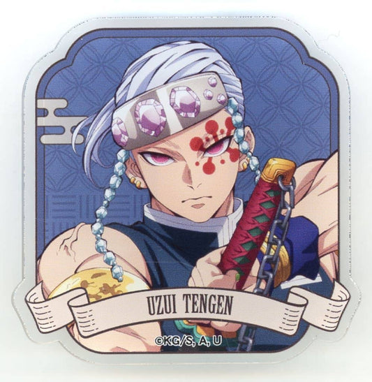 Tengen Uzui Acrylic Badge (A) - Demon Slayer: Kimetsu no Yaiba Acrylic Badge Collection B BOX - Movic - Approx. 6 x 6 cm (2.4 in)