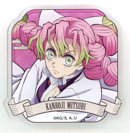 Mitsuri Kanroji Acrylic Badge - Demon Slayer: Kimetsu no Yaiba (Movic) Approx. 6 x 6 cm