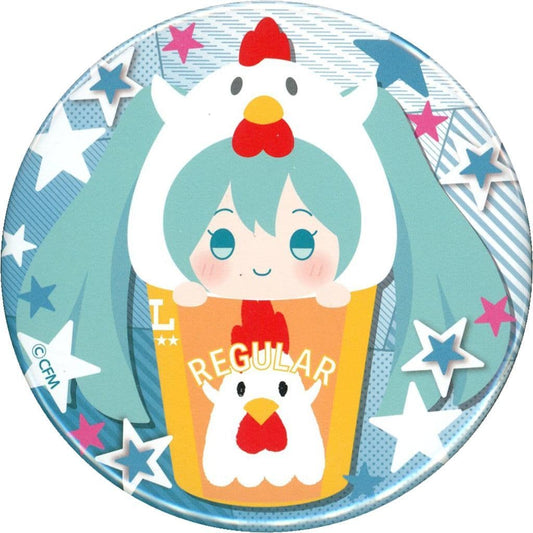 Hatsune Miku Blind Can Badge "Narikiri! Karaage-kun" 75mm - Double Culture Partners (Pre-owned)