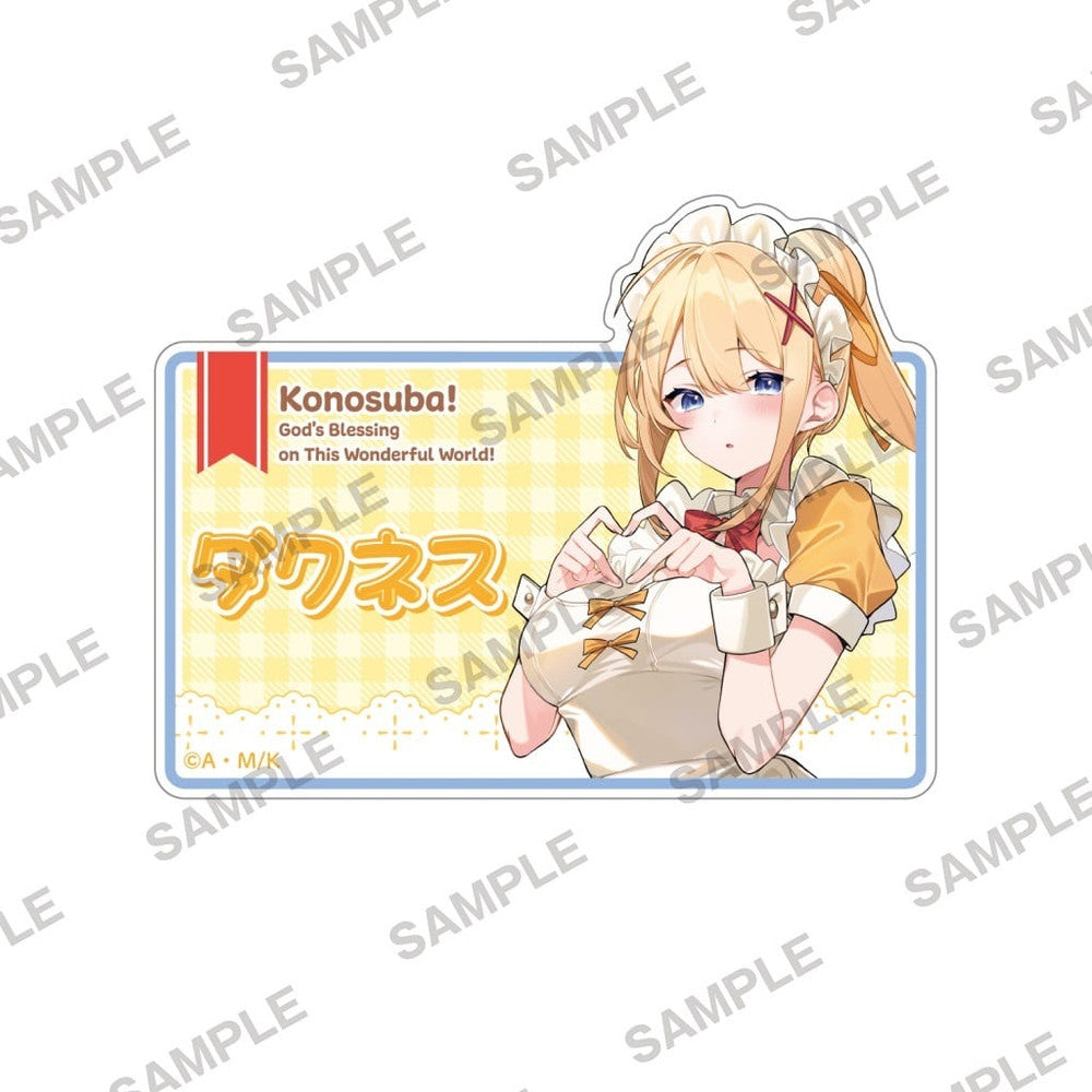 Darkness Acrylic Name Badge Maid Ver. KonoSuba