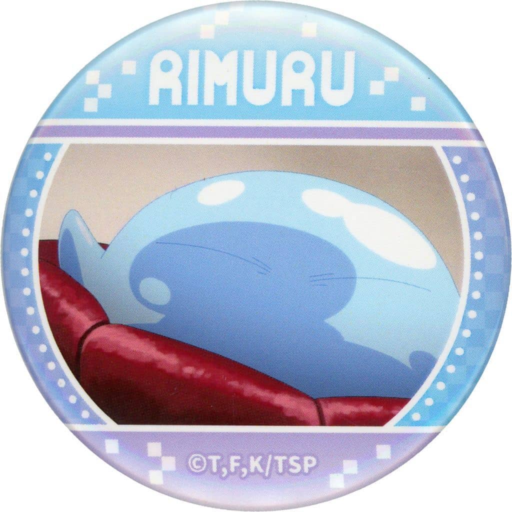 Rimuru Tempest Face Collection Can Badge - Purple Frame