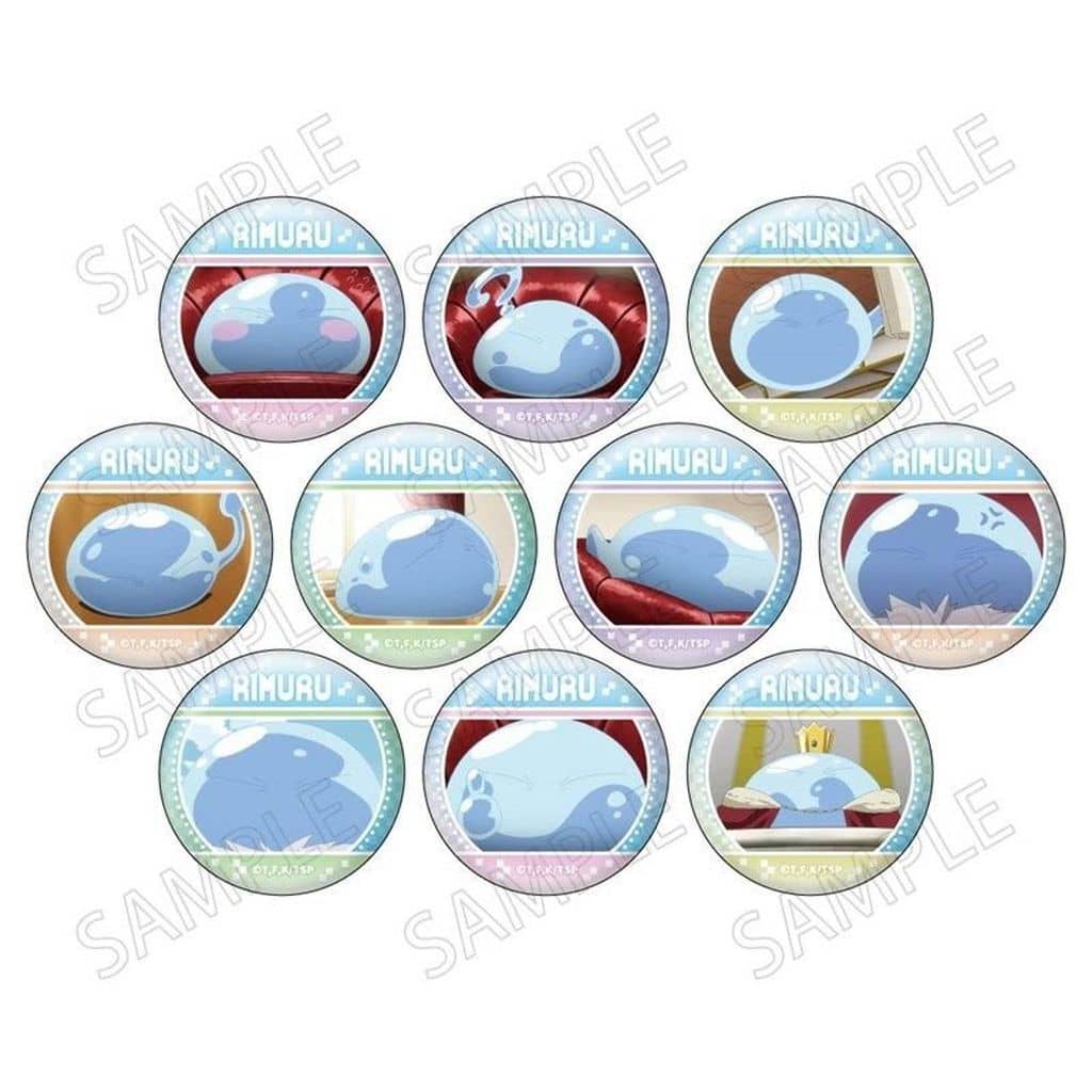 That Time I Got Reincarnated as a Slime Rimuru Tempest Badge 10-Type Set