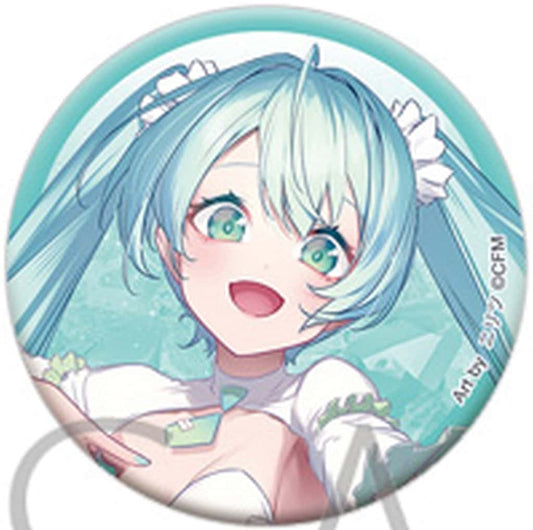 Hatsune Miku Glitter Character Badge Collection Pin (Movic) - 5.7cm Metal/PP/Aluminum - Pre-owned