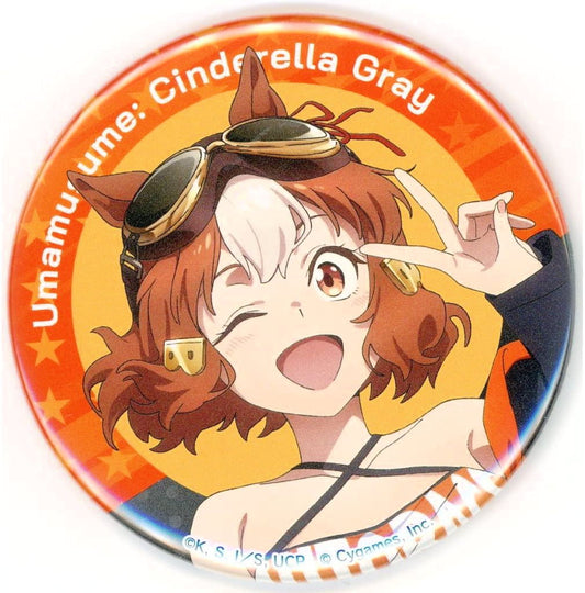 Bernolite Trading Tin Badge Vol.1 - Umamusume: Cinderella Gray × AUTOBACS Collaboration (56mm, WIZARD, Pre-owned)