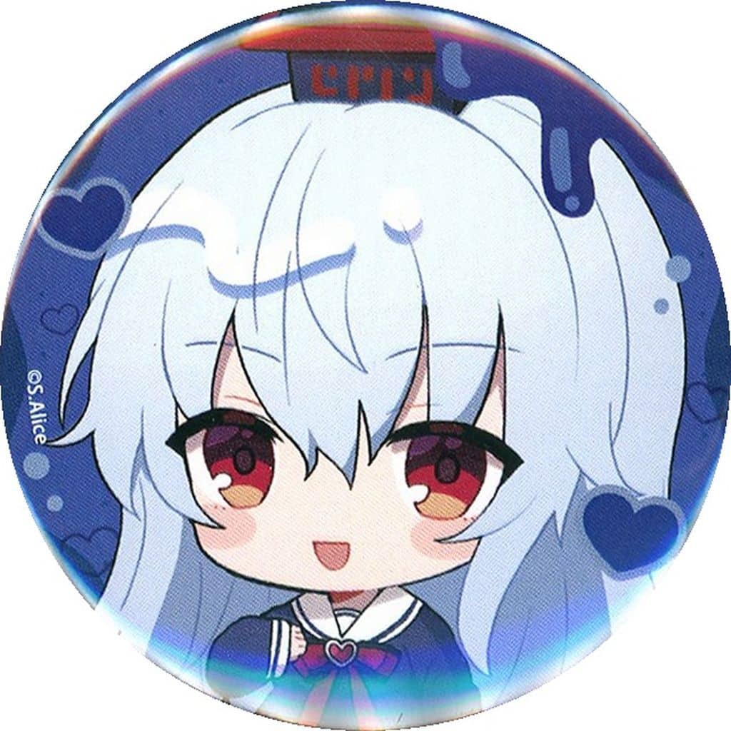 Keine Kamishirasawa Touhou Project x BOOKOFF Collab Vol.3 Can Badge 06 "Sick-Cute" Mini Chibi Illustration - A3 (Approx.57mm) Pre-owned