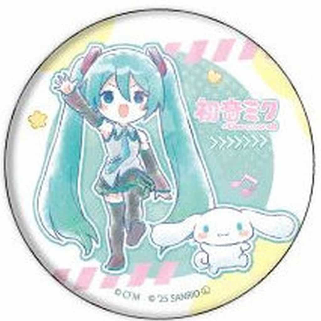Hatsune Miku × Cinnamoroll Hologram Can Badge (57mm) - A3 Brand (Used)