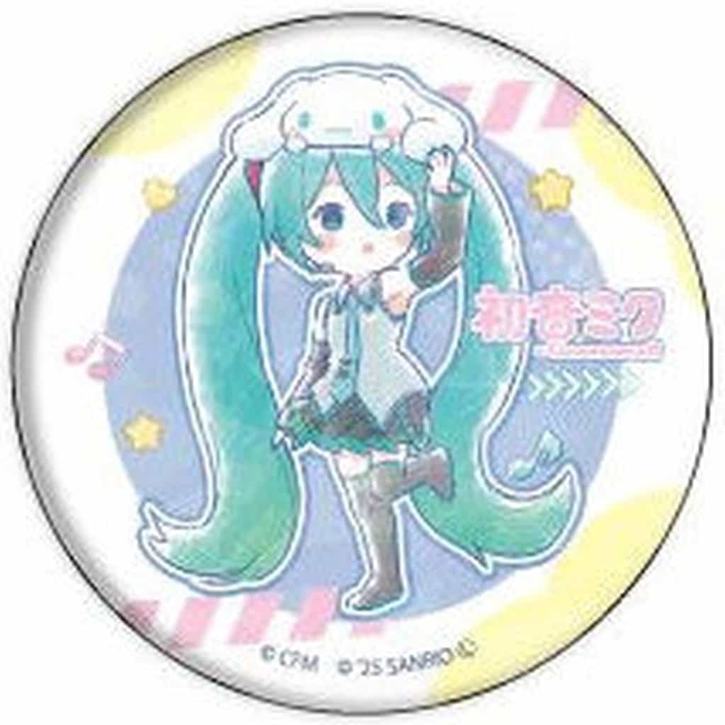 Hatsune Miku × Cinnamoroll Hologram Can Badge 57mm (A3 Brand) — 02 Collaboration Illustration — Pre-owned