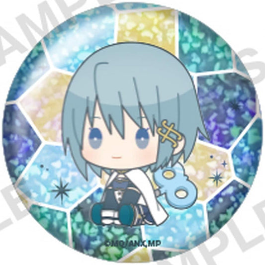 Sayaka Miki Hologram Trading Badge - Puella Magi Madoka Magica - Approx. 56 mm Metal Pin (Pre-owned)