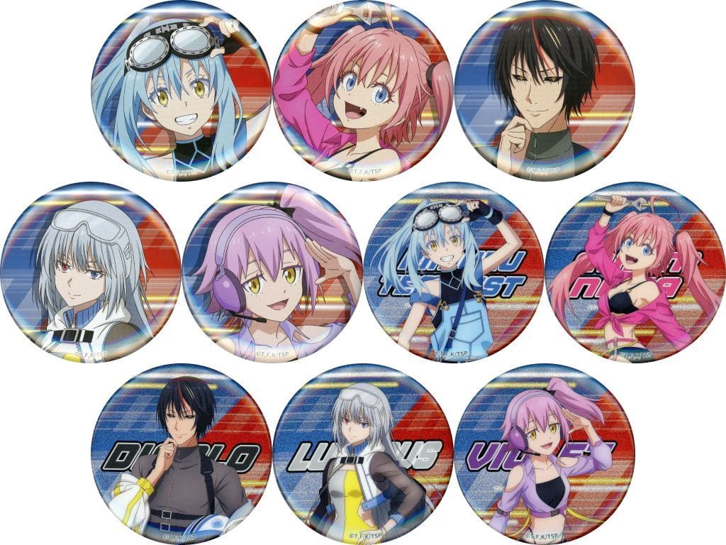 That Time I Got Reincarnated as a Slime x Don Quijote 10-Badge Set