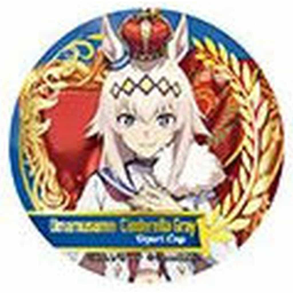 Oguri Cap Foil Can Badge (With Logo) - Umamusume: Cinderella Gray Foil Can Badge Collection ~CHAMPIONS~ (Ensky, ~68×27mm, Used)