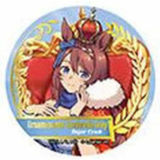 Super Creek (with Logo) Foil Can Badge - Umamusume: Cinderella Gray CHAMPIONS Collection (Ensky) Approx. 68×27mm