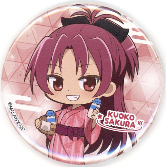 Kyoko Sakura Mini Chibi Trading Can Badge - Puella Magi Madoka Magica Movie x RAKU SPA Collaboration Approx. 57 mm GK Marketing (Pre-owned)