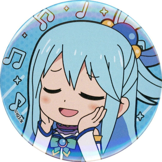 Aqua KonoSuba Isekai Quartet 3 Official Illustration Badge