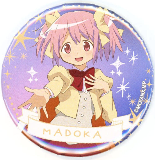 Madoka Kaname Half-Body Pin Badge Approx. 56 mm - Puella Magi Madoka Magica Charapop Store Atre Akihabara (Bandai Namco Experience, Pre-owned)
