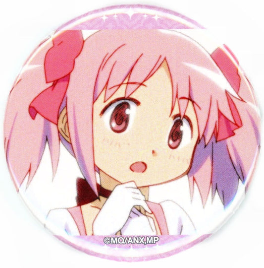 Madoka Kaname (Magical Girl Outfit) Scene Photo Can Badge - Puella Magi Madoka Magica Character Pop Store Atre Akihabara Mini-Game Homura vs Mami Ballistic Lottery B Prize - Approx. 56 mm - Bandai Namco Experience (Pre-owned)