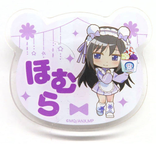 Homura Akemi Trading Name Badge - Puella Magi Madoka Magica x Roll Ice Cream Factory Collaboration - Approx. 60 x 50 mm (Pre-owned) Trend Factory