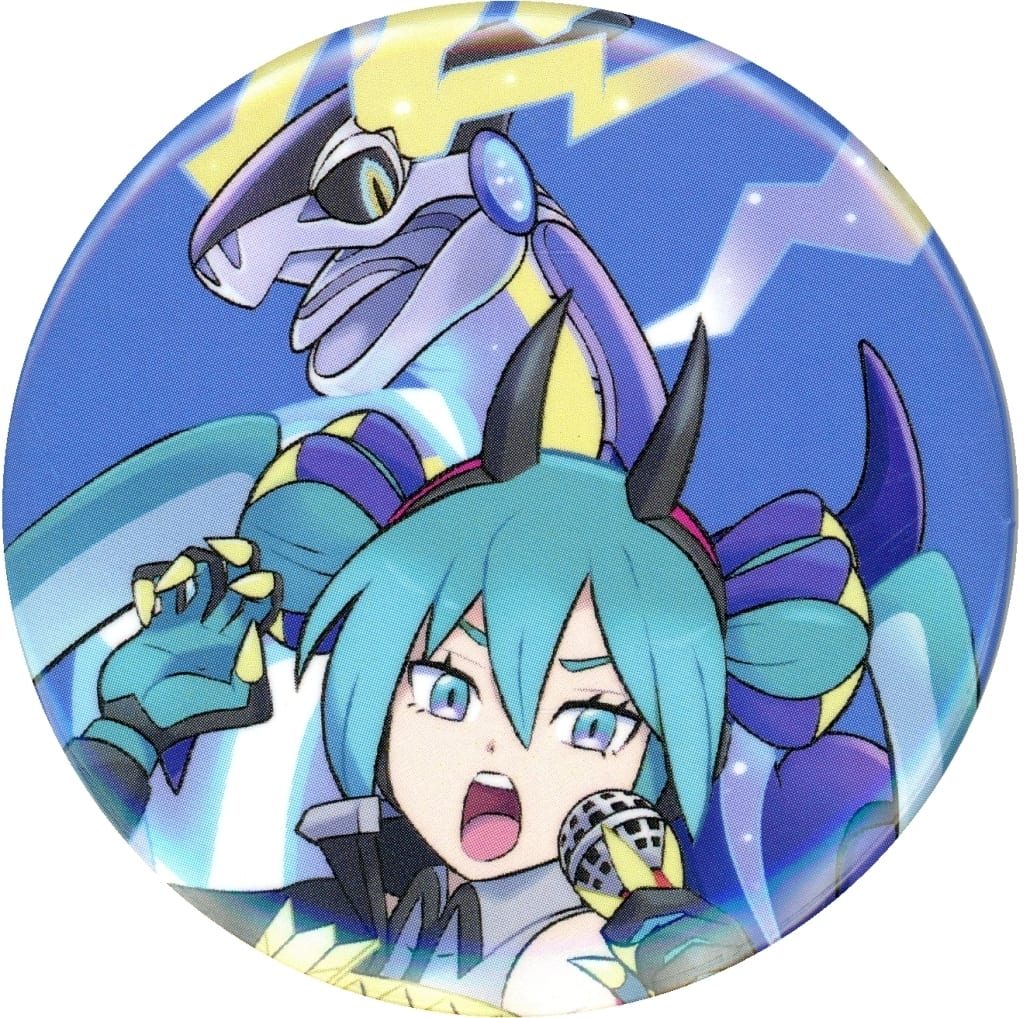 Hatsune Miku (Dragon) & Miraidon 56mm Steel Random Can Badge B - Pokémon feat. Hatsune Miku VOLTAGE Live! (Used)